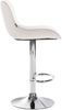 Barhocker 2er Set TAMPA - Creme, Samt, Chrom Barhocker mit Lehne Barstuhl Tresenhocker Tresenstuhl Kneipenhocker Kneipenstuhl Bild 4