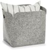 ZELLER PRESENT Aufbewahrungskorb Filz 36x28x36cm grau 110707 Bild 2