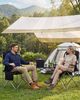 Campingstuhl, 2er Set, Campingstuhl Faltbar mit Getränkehalter und Tragetasch, Schwerlaststruktur bis 150 KG, Anglersessel Klappbar, Anglerstuhl, Gartenstuhl Outdoor, Schwarz Bild 4