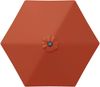 vidaXL Gartenparasol mit LED-Lichtern und Sockel 270 x 270 cm 42036261 Bild 5