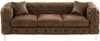 Vente-unique - EDWINA Sofa StoffStoff Braun - B 91 cm x H 76 cm x L 220 cm Bild 3