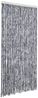 vidaXL Insektenschutz-Vorhang Silbern 100x220 cm Chenille 284287 Bild 2