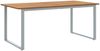 vidaXL Gartentisch Grau 180 x 90 x 75 cm Massivholz Akazie 4010596 Bild 2