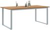vidaXL Gartentisch Grau 180 x 90 x 75 cm Massivholz Akazie 4010596 Bild 3