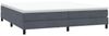 vidaXL Boxspringbett mit Matratze Dunkelgrau 180x210 cm Samt 3315934 Bild 5