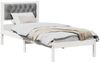 vidaXL Bettrahmen Hellgrau 80 x 200 cm Massives Kiefernholz 878223 Bild 3