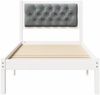 vidaXL Bettrahmen Hellgrau 80 x 200 cm Massives Kiefernholz 878223 Bild 5