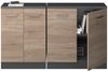 Küchenschrank für Dachschrägen R-Line Sonoma 140 cm 2er Set Schrankkorpuss 60 cm Tiefe Vicco Bild 5