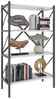 VCM Standregal Insasi 918400 Weiß H. 121x B. 66 x T. 34 cm Bild 2