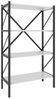 VCM Standregal Insasi 918400 Weiß H. 121x B. 66 x T. 34 cm Bild 3