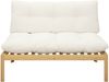 vidaXL Mittelsofa Einheit Helles Akazie und cremeweiß 120 x 80 x 82 cm 42026776 Bild 5