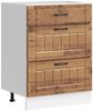 vidaXL Küchen-Unterschrank Lucca Altholz-Optik Holzwerkstoff 854277 Bild 2