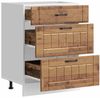 vidaXL Küchen-Unterschrank Lucca Altholz-Optik Holzwerkstoff 854277 Bild 5