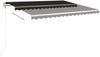 vidaXL Markise Automatisch Einziehbar 450x350 cm Anthrazit 3069009 Bild 3