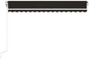 vidaXL Markise Automatisch Einziehbar 450x350 cm Anthrazit 3069009 Bild 4