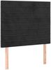 vidaXL Boxspringbett mit Matratze Schwarz 90x200 cm Samt 3137883 Bild 5