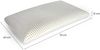 Dmora Kopfkissen Citronella, Bettkissen, Ergonomisches Produkt, Schlafzimmerkissen, Made in Italy, 70x40 h12 cm, Weiß Bild 3