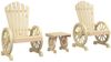 vidaXL 3-tlg. Garten-Lounge-Set Massivholz Tanne 3207121 Bild 2