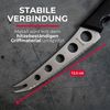 Westmark Profi-Käsemesser/-schneider, Klingenmaß: 13,5 cm, Länge: 25 cm, Rostfreier Edelstahl/Kunststoff, Master Line, Schwarz/Silber, 13562270 Bild 4