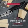 Westmark Profi-Käsemesser/-schneider, Klingenmaß: 13,5 cm, Länge: 25 cm, Rostfreier Edelstahl/Kunststoff, Master Line, Schwarz/Silber, 13562270 Bild 3