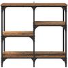 Konsolentisch, Beistelltisch, Konsole mit Regal Altholz 80 x 29 x 75 cm Holzwerkstoff Bild 5