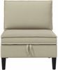 vidaXL Mittelsofa mit Stauraum Sand Samt 42027117 Bild 5