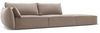 Micadoni Sofa Kaelle 4-Sitzer Rechts Samt Cappuccino Bild 2
