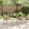 vidaXL Garten Bistro Set 3 pcs Beige Poly-Rattan 3334965 Bild 4