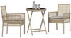 vidaXL Garten Bistro Set 3 pcs Beige Poly-Rattan 3334965 Bild 3