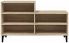 vidaXL Schuhregal Sonoma-Eiche 102x36x60 cm Holzwerkstoff 819735 Bild 3