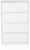 hjh LIVING Kommode ESTORIA Sideboard H/B/T: 91.5 x 58.0 x 30.0 cm, Highboard mit 4 Schubladen, Metallgriffe, Schubladenkommode Anrichte Bild 5