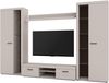 AX LIVING Spacoro XL Wohnwand Beige modern hochwertig 300 cm ohne LED Bild 3