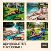 DETEX® 2x Sonnenliege Gepolstert mit Rückenlehne inkl. Handyhülle Grün Bild 5