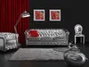 Vente-unique - Hochflorteppich - 160 x 230 cm - Silberfarben - GLITTER Bild 5