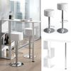 Bartisch-Set Vincent Weiß 113 x 39.8 cm mit 2 Barhockern Vicco Bild 2