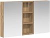 vidaXL Badezimmerschrank-Set 3 pcs 80 x 10,5 x 50 cm Holzwerkstoff 3403655 Bild 2