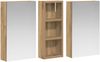 vidaXL Badezimmerschrank-Set 3 pcs 80 x 10,5 x 50 cm Holzwerkstoff 3403655 Bild 5