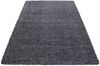 Hochflor Teppich Lux rechteckig - 160x230 cm - Grau Bild 3