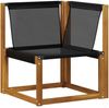 vidaXL Outdoor-Sofagarnitur mit Kissen 9 pcs Natur und Hellgrau 3382207 Bild 4