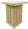 Bartisch, Gartentisch, Küchentisch 75x75x110 cm Kiefernholz Imprägniert Bild 2