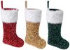 ABC 3-teiliges Weihnachtsdekoration-Set, für Weihnachten, mehrfarbig, Plüsch / Textil, 3 x 27 x 32 cm Bild 5
