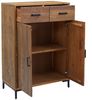 vidaXL Schuhschrank 75x40x110 cm Massivholz Kiefer 349933 Bild 4