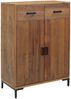 vidaXL Schuhschrank 75x40x110 cm Massivholz Kiefer 349933 Bild 2