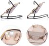 Chipolino Babywippe Senso Holzoptik Spielbogen Kopfstütze 3-Punkt-Gurt faltbar beige Bild 4