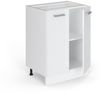 Küchenunterschrank R-Line Weiß Hochglanz 60 cm , AP Anthrazit Vicco Bild 4