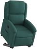 vidaXL Relaxsessel mit Aufstehhilfe Dunkelgrün Stoff 3204170 Bild 3