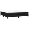 vidaXL Boxspringbett mit Matratze Schwarz 200x200 cm Stoff, Härtegrad: H2 [3144103] Bild 3