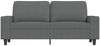 vidaXL 2-Sitzer-Sofa Dunkelgrau 140 cm Stoff 359392 Bild 3