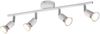 LED Deckenstrahler 4-flammig Metall Weiß, Breite 50cm Bild 2