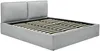 Vente-unique - TENESE Bett Stoff Grau - B 225 cm x H 95 cm x L 193 cm Bild 4